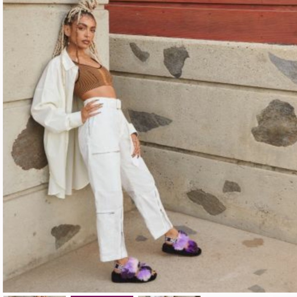 Women's UGG OH YEAH TIE DYE Slippers - Picture 4 of 11